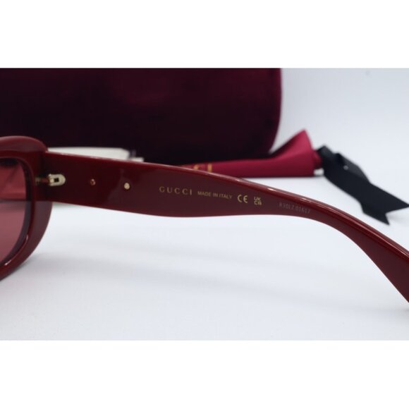 Gucci GG 1829SK 003 Cat Eye Maui Rose Sunglasses Maui Rose Lenses 53mm